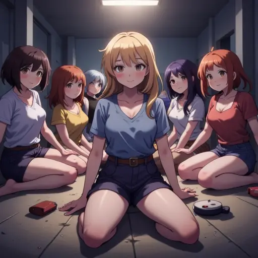 A group of anime Wollo characters